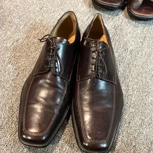 Taryn rose, brown, leather tie, shoes